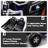 AOKOY 24V 4WD Side by Side Ride-On UTV with EVA Rubber Tires & Remote Control