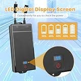 LopLox Dual-Pack 2500mAh Recliner Battery Bundle with Independent Smart Chargers