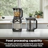 Ninja AMZ493BRN Compact Kitchen System Food Processor and Blender, 1200W
