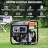 Oxseryn Power Equipment 4400-Watt Gas Powered Open-Frame Inverter Generator