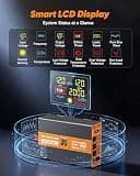 Briidea 12V DC Battery Backup Sump Pump System with Wi-Fi Smart Home Monitoring