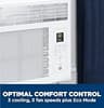 GE 5,000 BTU Electronic Window Air Conditioner for Small Rooms with Remote