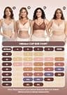HBselect Women's Wireless Comfort Jelly Bra 3-Pack with Removable Padding
