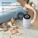 Levoit Core 400S-P Smart True HEPA Air Purifier for Extra-Large Rooms (1733 sq ft)