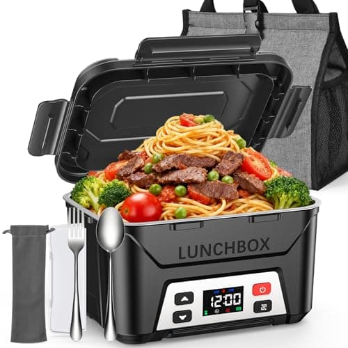 EAST OAK 5.5-Cup Cordless Electric Lunch Box with Automatic Keep-Warm Function