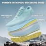 OrthoComfoot Women's Orthopedic Wide Toe Box Tennis and Walking Shoe