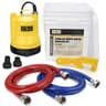 6699 1/6HP Submersible Tankless Water Heater Flushing Kit with Hoses and Bucket