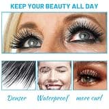 60 Plus Cosmetics Waterproof Hypoallergenic Tubing Mascara for Thin Lashes