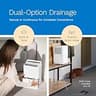 hOmeLabs Smart Wi-Fi 120-Pint Dehumidifier with App Control and Turbo Mode