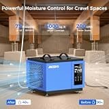Aiusevo 75 Pint Crawl Space Dehumidifier for Low-Clearance Joist Mount