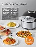 COMFEE' 12-Cup Fuzzy Logic Portable Rice Cooker with 11 Cooking Presets