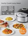 COMFEE' 12-Cup Fuzzy Logic Portable Rice Cooker with 11 Cooking Presets
