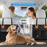 Premium Hard Bottom Waterproof Back Seat Extender Platform for Heavy Dog Breeds