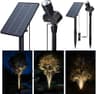Varmtalys Adjustable Beam Focus Solar Uplights for Trees, Warm & Daylight (2-Pack)