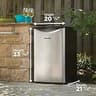 Danby 4.4 Cu.Ft. Outdoor Mini Fridge Energy Star Certified Pool Bar Cooler