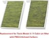 EPAuto CP681 Premium HVAC Activated Carbon Cabin Air Filter for Model 3 & Y