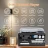 9-in-1 Vintage Bluetooth Record Player with Stereo Speakers and USB/SD Playback