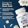 Simpli Supplements Boric Acid Suppositories for Women, 600mg Dosage, 60 Count Pack