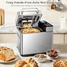 KBS Pro 710W Stainless Steel Smart Bread Machine with Automatic Nut and Fruit Dispenser