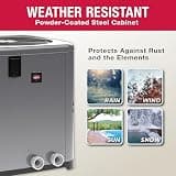 Raypak WeatherKing TWPH-6560 118,000 BTU High-Efficiency Pool Heat Pump