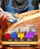 oneisall 676pro Professional Cordless Rechargeable Dog Clipper for Thick Hair