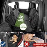 Ruff Liners XL Heavy-Duty Waterproof Back Seat Extender for Dogs with Door Protection