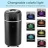 UrrSovv Car Cup Holder Diffuser Humidifier with 7-Color Changing LED Lights