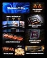 BOSGAME P3 Lite Mini PC, AMD Ryzen 7 6800H, 32GB DDR5 RAM, 1TB PCIe SSD