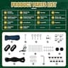 Euluese Upgraded Wrangler Hardtop Ceiling Pulley Lift with Thumb Screws