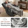 MCombo Model 7634 Large Triple Motor Fabric Lift Recliner with Power Headrest