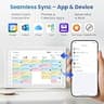 Smart 16-Inch Digital Wall Calendar With Seamless Google And iCloud Syncing