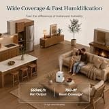 LEVOIT LV600S Smart Warm and Cool Mist Ultrasonic Humidifier, 6L Capacity, 753 Sq. Ft.