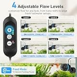 AQQA Magnetic Aquarium Wave Maker with External Speed Controller, 1320 GPH Capacity