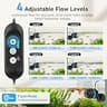 AQQA Magnetic Aquarium Wave Maker with External Speed Controller, 1320 GPH Capacity