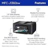 Brother Work Smart MFC-J1360DW Wireless Color Inkjet All-in-One Printer