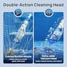 Consciot Handheld Rechargeable Pool Vacuum with Transparent Head and 500-Mesh Filter