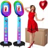 ZLPOWER Universal iPad Photo Booth Shell with RGB Ring Light and Honeycomb Box