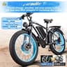 ORLMS 9000W Dual Motor AWD Electric Bike, 60V 25Ah Battery with 50.9 MPH Speed