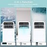 Shinco 8000 BTU Portable Air Conditioner with Dehumidifier Fan and 24-Hour Timer