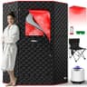 Heat Wave Radiant Saunas Harmony Deluxe Oversized Portable Infrared Cabin