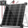 Voltset 20W 12V Monocrystalline Solar Battery Charger Panel with Built-In MPPT Controller