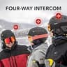 Sena Latitude Smart Snow Helmet with Built-In 4-Way Bluetooth Intercom