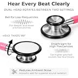 Vive Precision Dualhead Stethoscope for General Monitoring and Basic Health