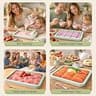 Wdabolu Rolled Ice Cream Maker Tray SUS 304 Stainless Steel Instant Freeze Plate
