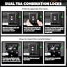 Kabinka Graded Card Storage Case with TSA Combination Lock, 140+ Capacity