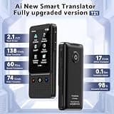 Timekettle NEW T1 Handheld Offline Language Translator, 4.0-inch Screen