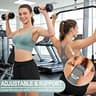 High-Impact Plus Size Padded Racerback Sports Bra 3-Pack for Gym and Yoga