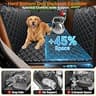 URPOWER Classic Hard Bottom Dog Hammock Backseat Extender with Mesh Viewing Window