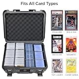 Turokacase Extra Large Graded Card Storage Box with 8 Adjustable Dividers