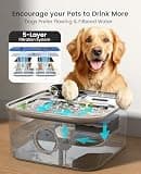 oneisall 10L Stainless Steel Automatic Dog Water Fountain for Large Dogs